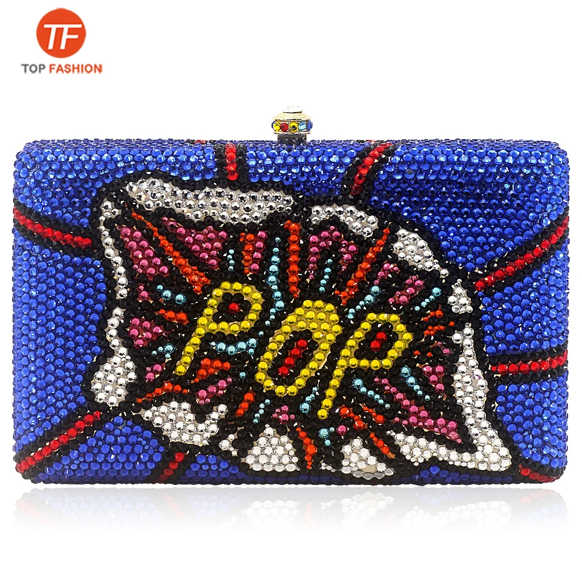 

Wholesales Customized "POP" or "Yes" Crystal Clutch Evening bag Diamonds Bridal Wedding Party Women Purse, ( accept customized )