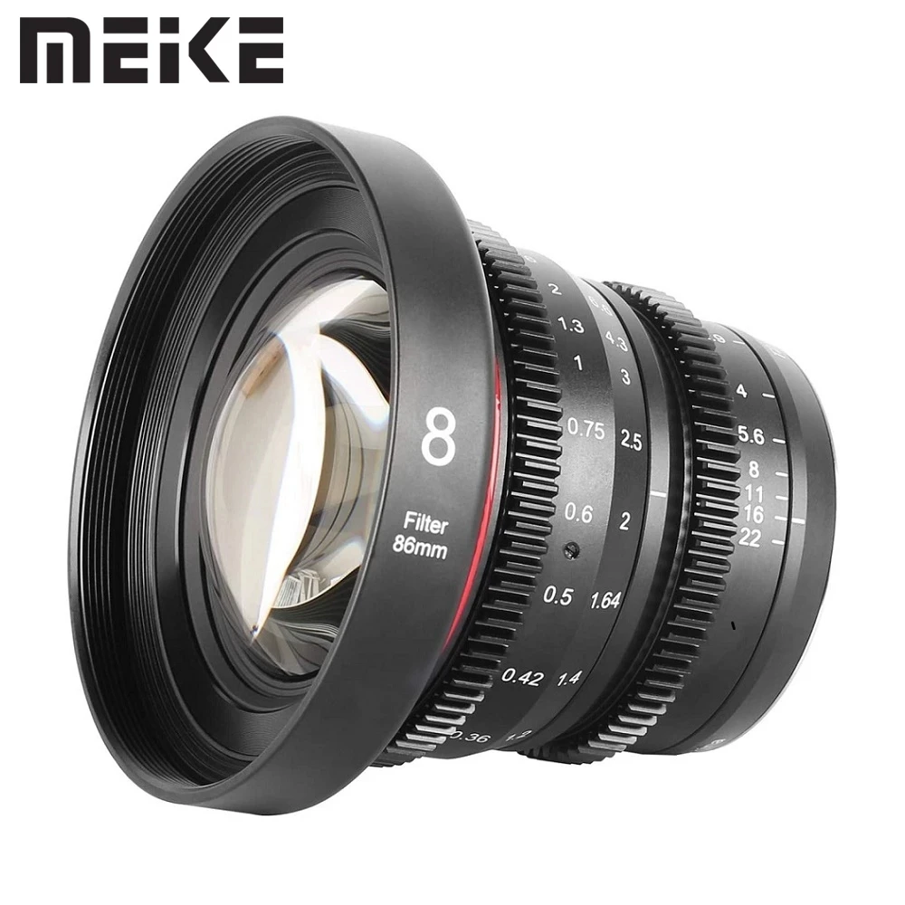 

Meike 8mm T2.9 Large Aperture Manual Focus Cine Lens for Olympus Panasonic Lumix micro 4/3 M4/3 Mount Cameras and BMPCC