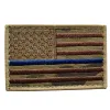 Large Reflective Multicam US USA American Flag Patch Tactical Vest Patch(3" Width x 2" Height)
