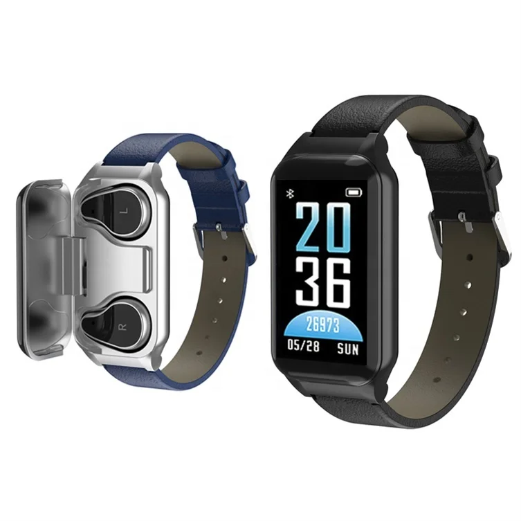 

Best Quality Christmas Gift Heat Rate Monitor Cicret 5pro Smart Watch Bracelet Band With App, Black