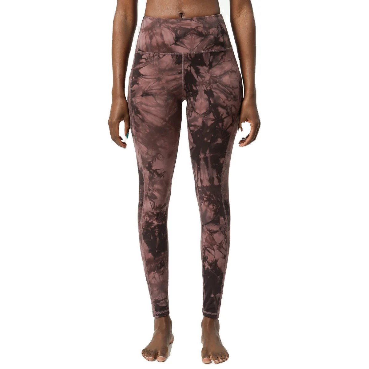 

Tie-dye high waist printed yoga leggings for women