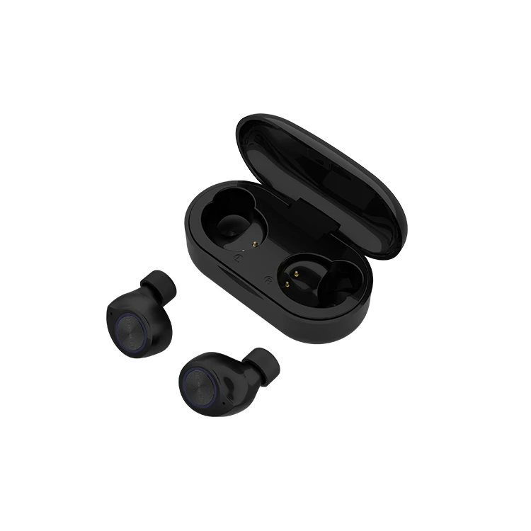 

2019 Mobile Accessories Deep Bass Hifi Stereo Mini Sports Wireless Earbuds TWS V5.0 Bluetooths Earphone Headphone, Black