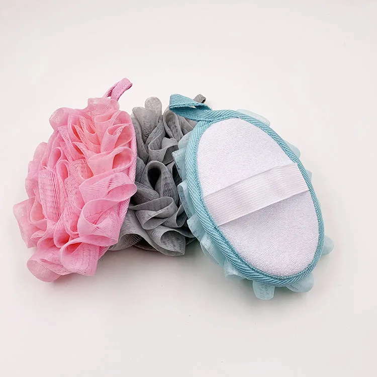 Custom Exfoliating Loofah Back Scrubber For Bath Long Mesh Sponge Body