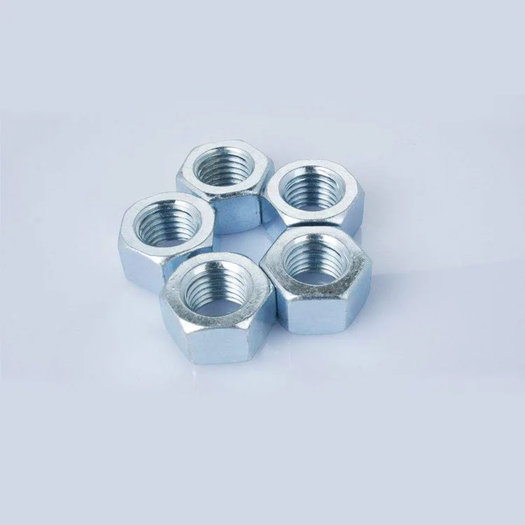 
High quality carbon steel DIN934 zinc plated hex nut 