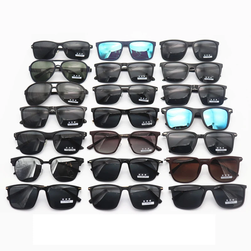 

assorted ready made mixed wholesale TR90 sports sunglasses for men women polarized driving stock sunglasses with uv400, Mixed colors tr90 sports sunglasses