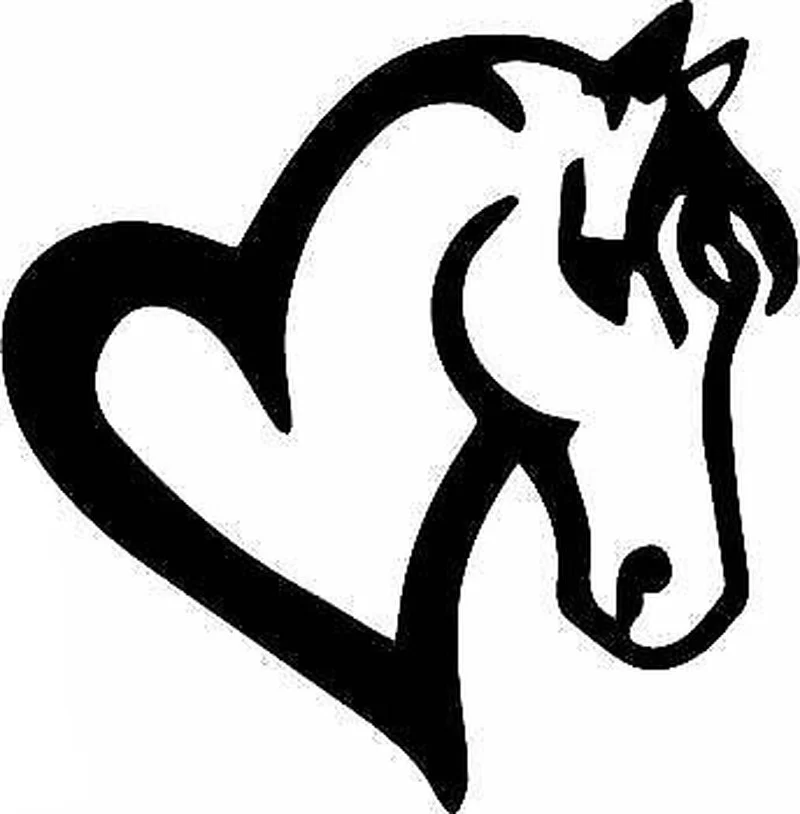 

Amazon Hot Metal Wall Decor Heart & Horse Head Metal Wall Art| Home Decorations Artwork| Paintable Metal Art TY2464, Black