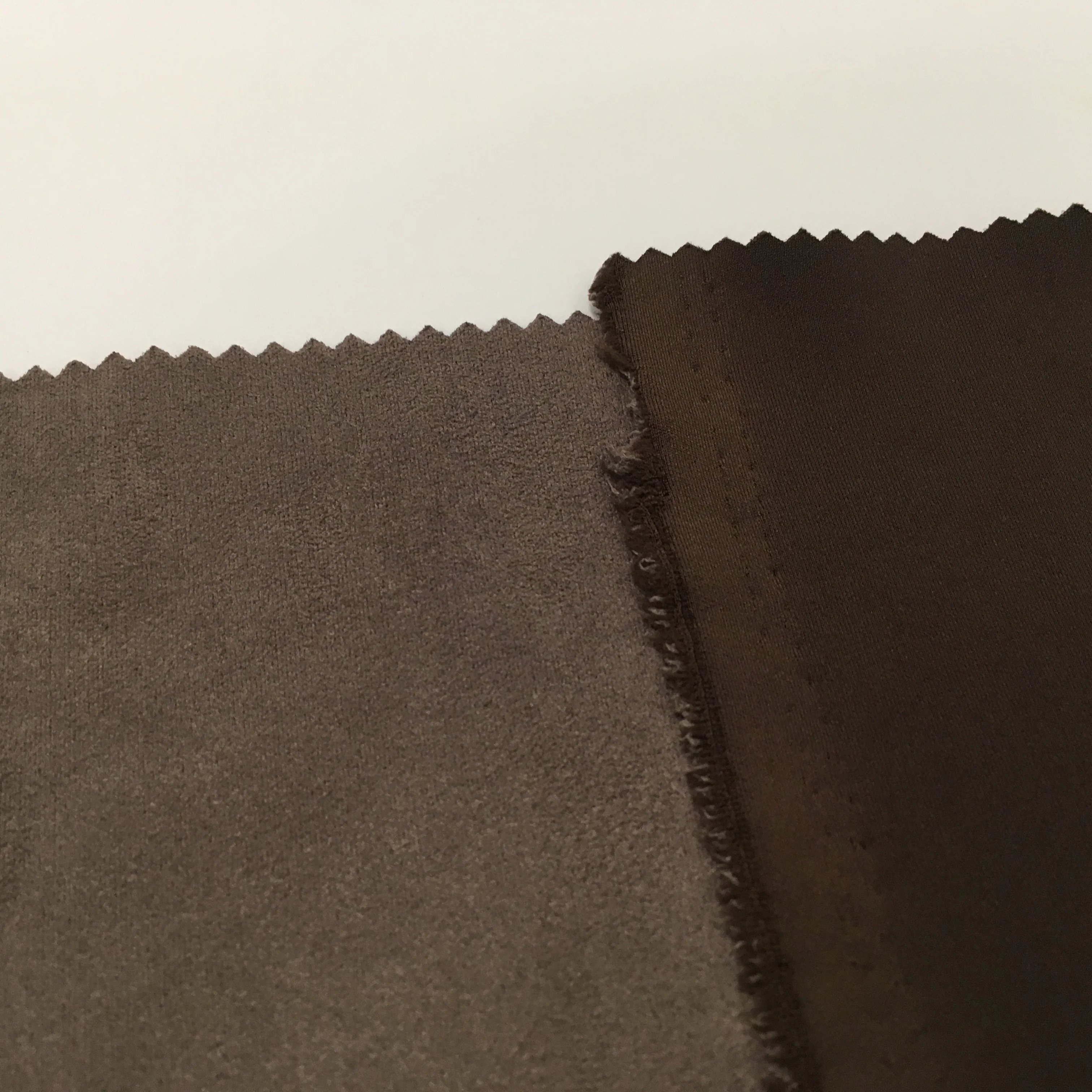 
High Quality wholesale Suede Suede Knit Coat Fabric 
