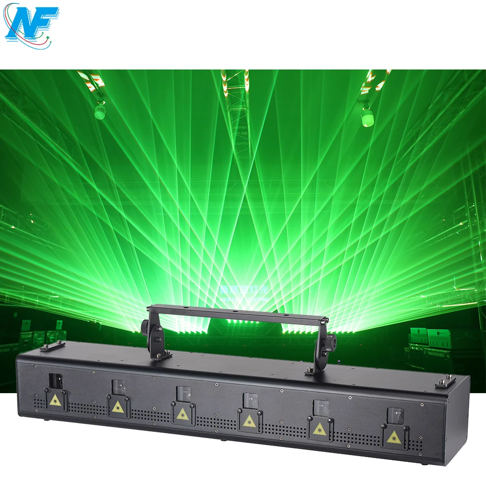 

6 Array RGB Beam Animation Stage Dj Laser Light Bar