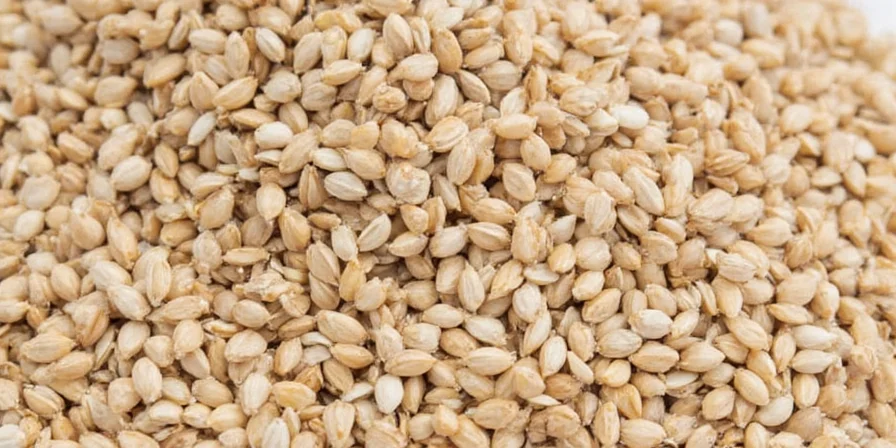 Toasted Poppy Seeds and Fennel Seeds Side by Side