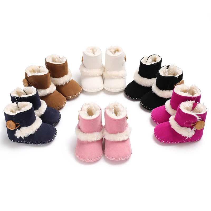 018m Newborn Infant Baby Girls Snow Boots Winter Warm Booties Baby