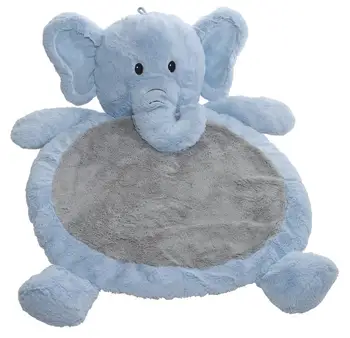 elephant baby plush play mat