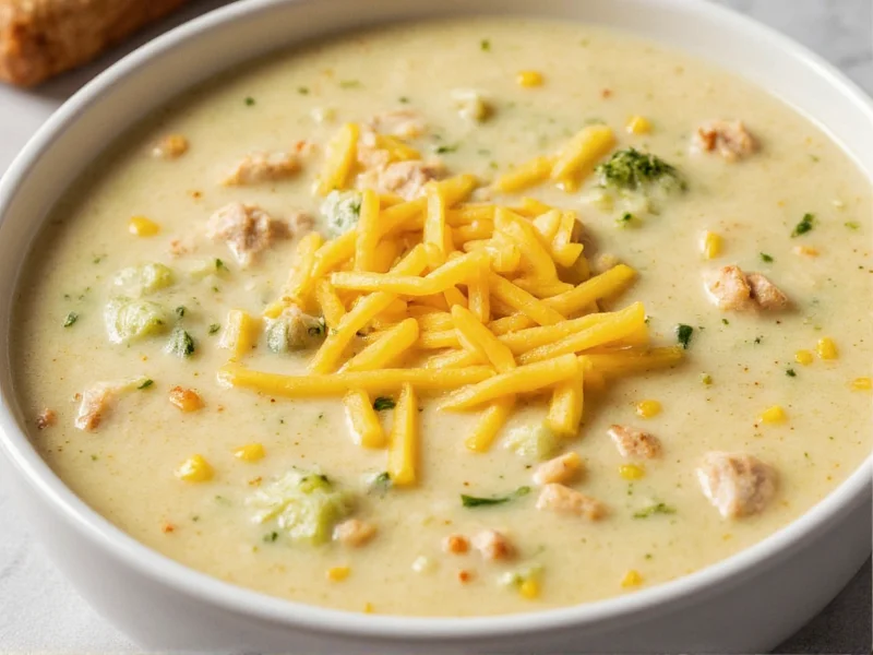 Perfect Chicken Broccoli Cheddar Soup Recipe in 45 Minutes