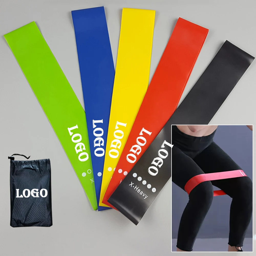 

Natudon high quality make your own custom logo leg stretch protection resistance hip bands set handle fitness bands 3 men, Blue/green/yellow/red/black