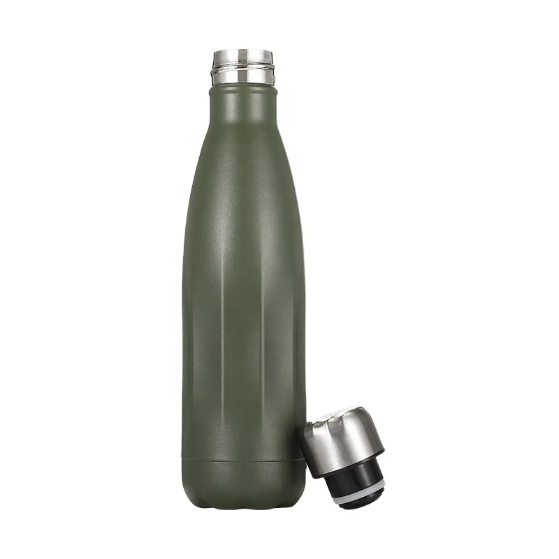 

New design cola bottle cola shape bottle stainless steel double wall insulated water bottle