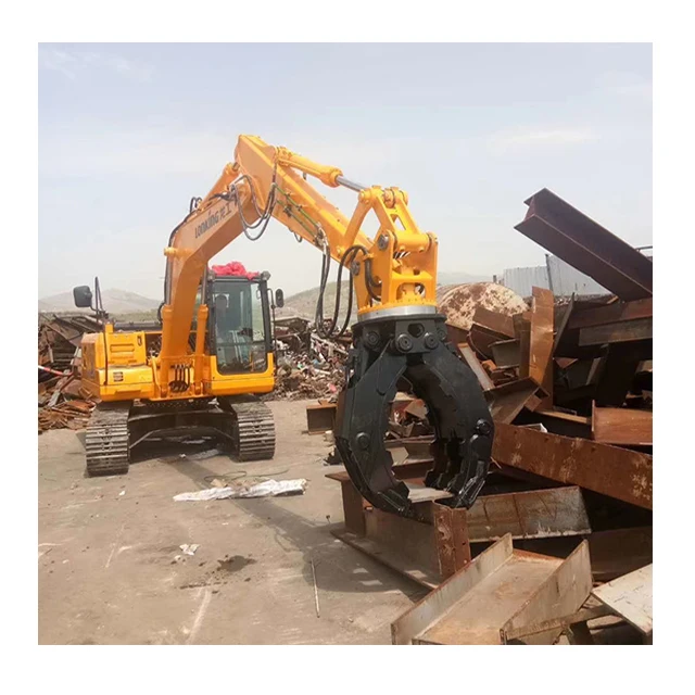 用于石材和木材的挖掘机液压抓斗