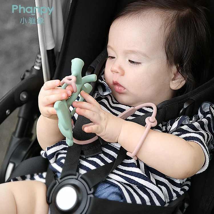 

PH719305 Indonesia Baby Pacifier Teething Clips Silicone Ring Holder