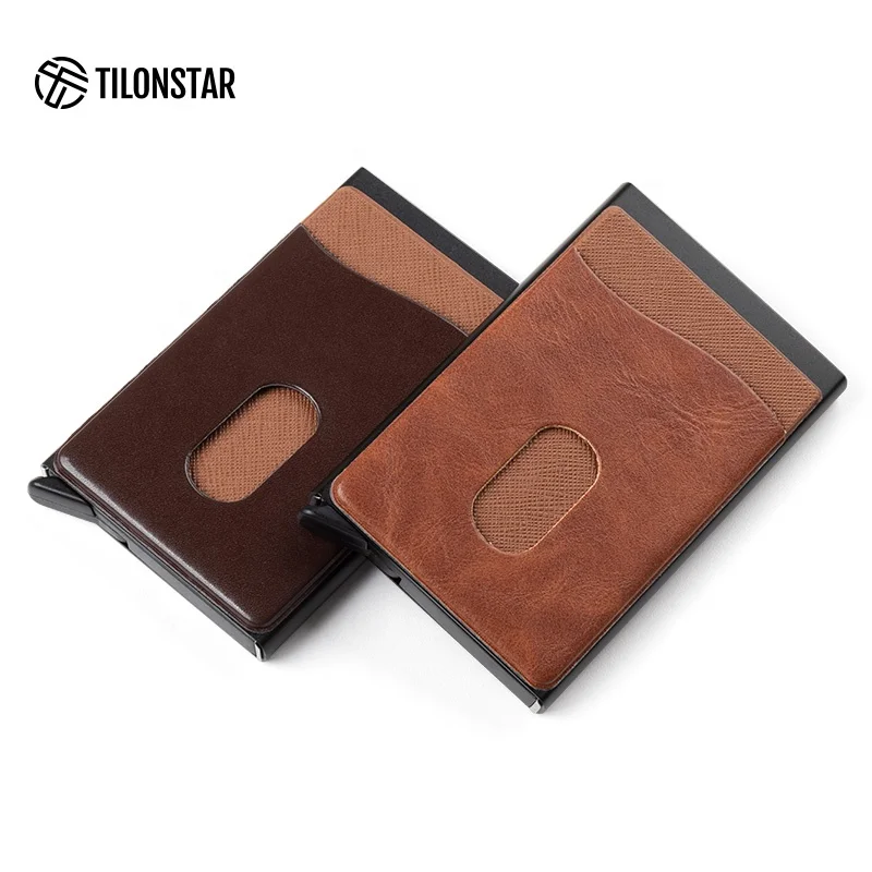 

Free Design Customized Logo Leather Wallet For Men Pu Card Holder FRID Wallet