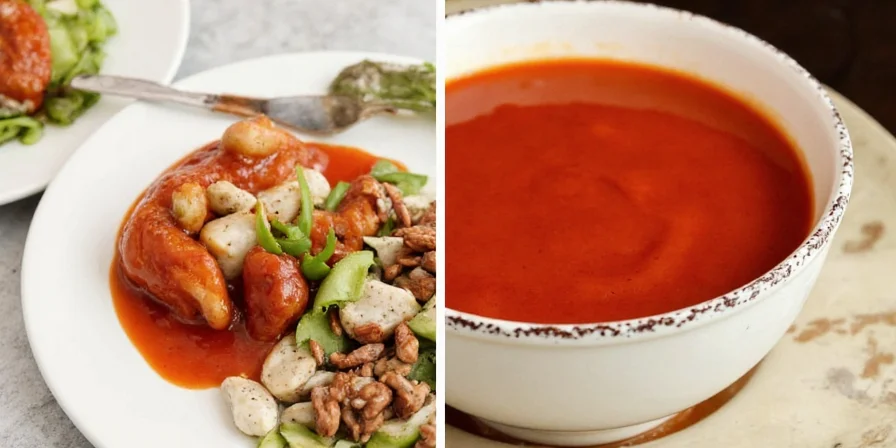 Comparison chart of different versions of sweet Thai chili sauce