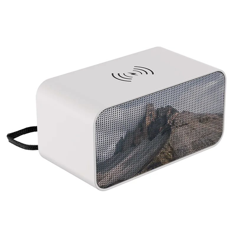 

Bluetooth Speaker With Wireless Charger Bluetooth Audio Box Boombox Portable Bluetooth B83 Speaker