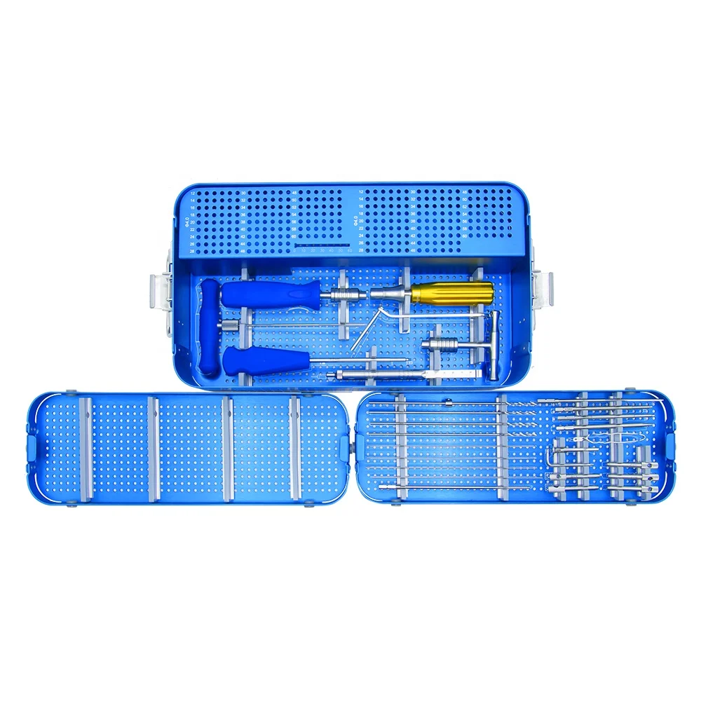 

Meditech Hot Sales Orthopedic Instrument Orthopedic Surgical Small Fragment Locking Plate Instrument Set