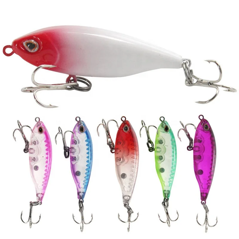 

OEM And On Stocks Mini Pencil Small Gram Hard Bait 4.5cm 3.3g ABS Material Built-in Sound Bead Hard Fishing Lure, 6 colors