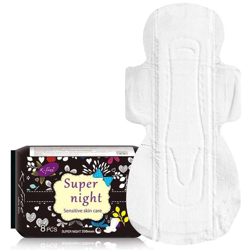 

Disposable ultra-thin quick dry sanitary napkins night use for women