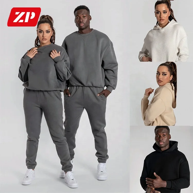 

Ladies Tracksuits Pullover Hoodie Women Winter Tracksuits 2 Piece Pants Outfits Sets Clothes unisex Joggers Sets, Custom color