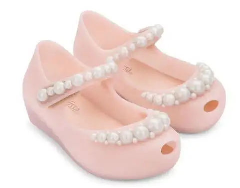 

Mini MelissaLovely children pearl jelly shoes children sandals