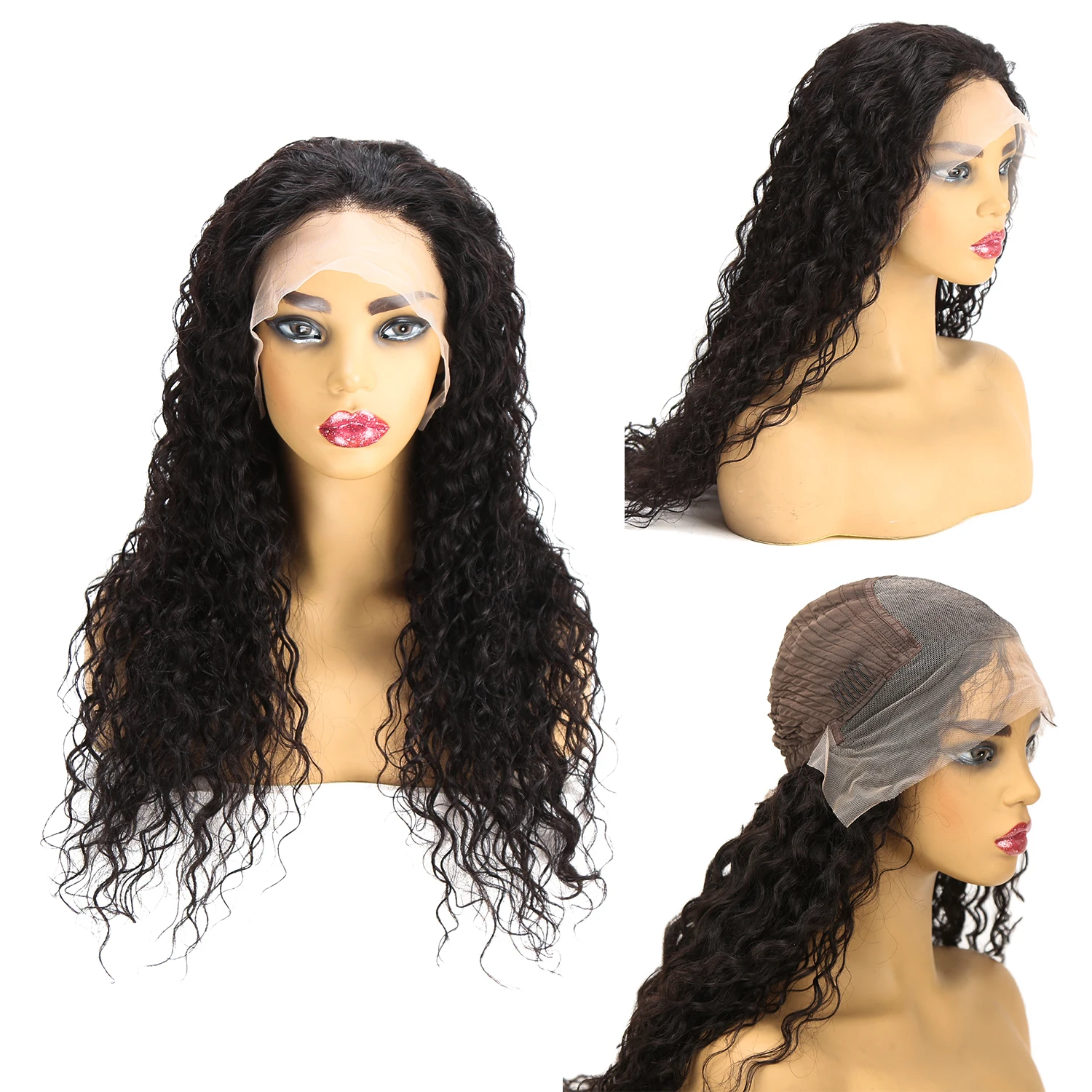 

Wholesale HD Lace Human Hair Wigs For Black Women 150% 180% Density Brazilian Virgin Hair Transparent Lace Front Wig