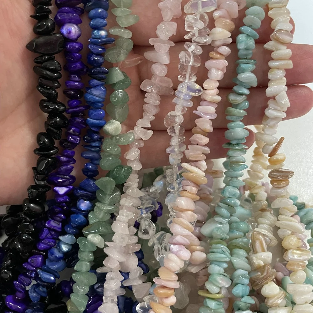 

80cm 5-8mm loose gemstone waist beads earrings necklace bracelet accessories natural crystal stone beads for DIY jewelry making