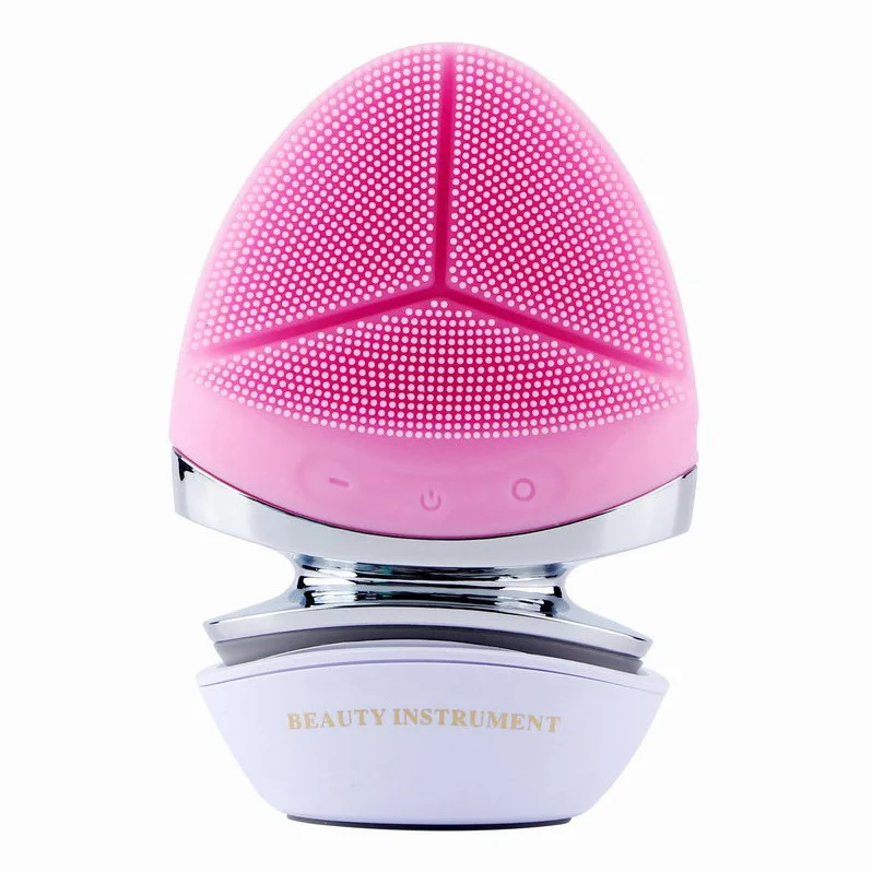 

Portable Ultrasonic Silicon Cleaner For Cleansing Personal Care Electric Silicone Face Brush Sale