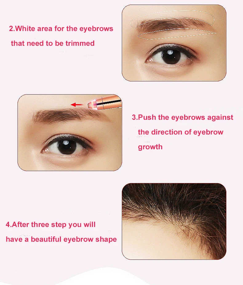 眉毛脱毛器笔电动无痛眉毛剪毛器为妇女 内置led灯 Usb 充电 Buy 迪拜头发修剪器 品牌头发修剪器 女性头发修剪器product On Alibaba Com