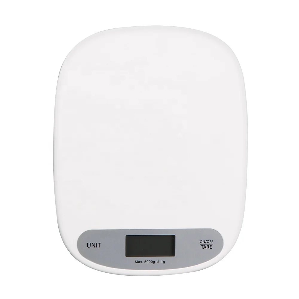 

Food Scale Plastic Automatic Turn-off Four Unites Wireless Kitchen Weight Measurement, White