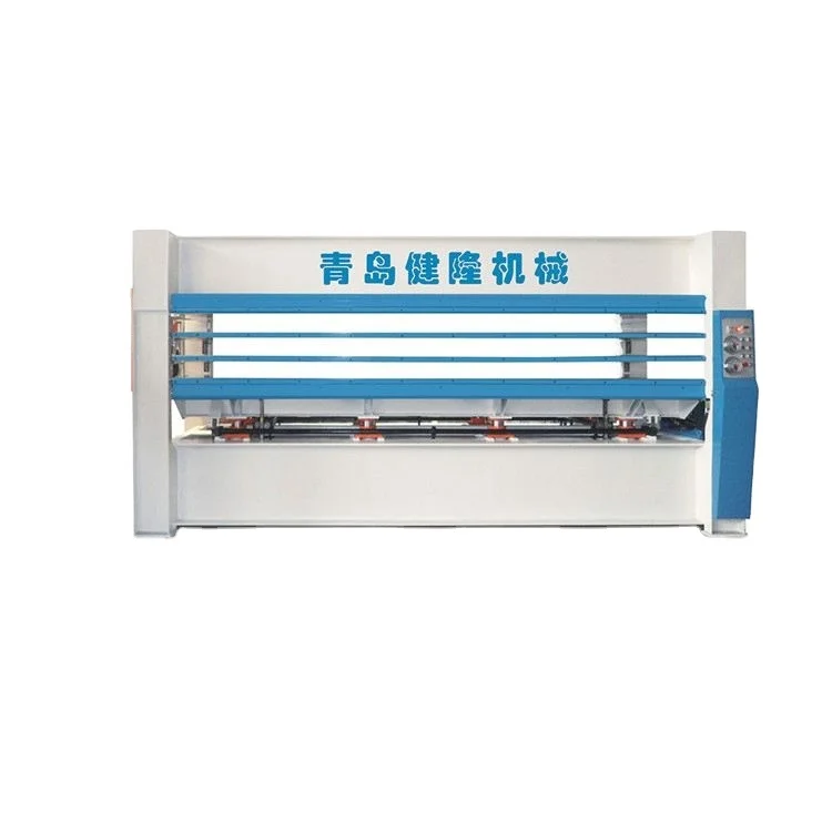 
semi-auto plastic plates foil melamine door filming hot press machine 
