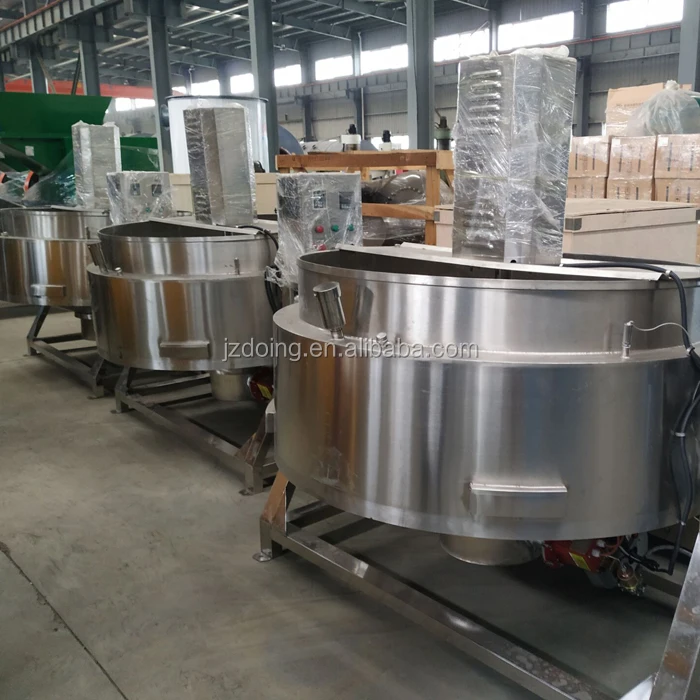 Stainless Steel Garri Processing Machinery Cassava Gari Fryer For Sale