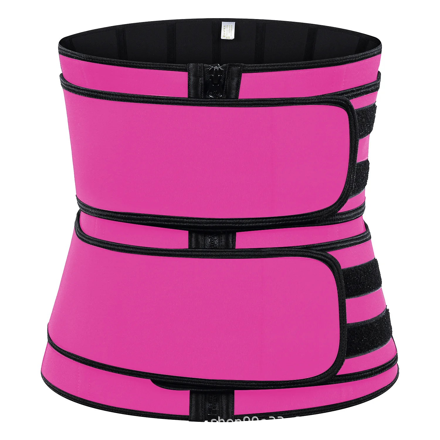 

Wholesale Women Zipper Double Belt Body Shaper slimming Underbust Neoprene Sports Gym Fitness Girdle Waist Trainer Corsets, Picture