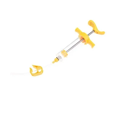 

EZMTB Simple version of oil filling oil changing tools repairing oil injector syringe, Yellow