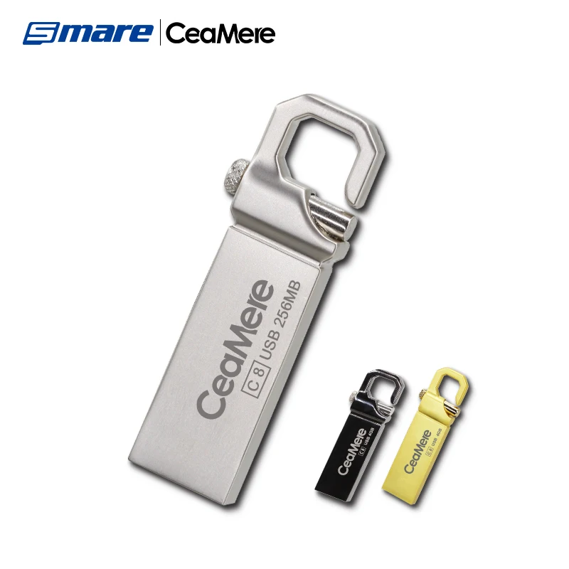 

Ceamere CM-C8 Original Metal 256MB USB 2.0 Flash Drives 1GB 4GB 128MB Memory Stick 4GB 16GB 64GB USB Flash Mini PenDrive 256MB