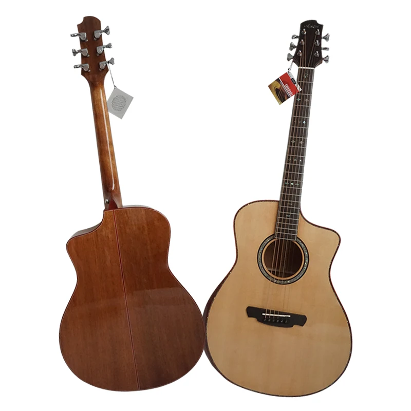 

Chinese Aiersi brand wholesale high grade professional cutaway 41 inch acoustic guitar