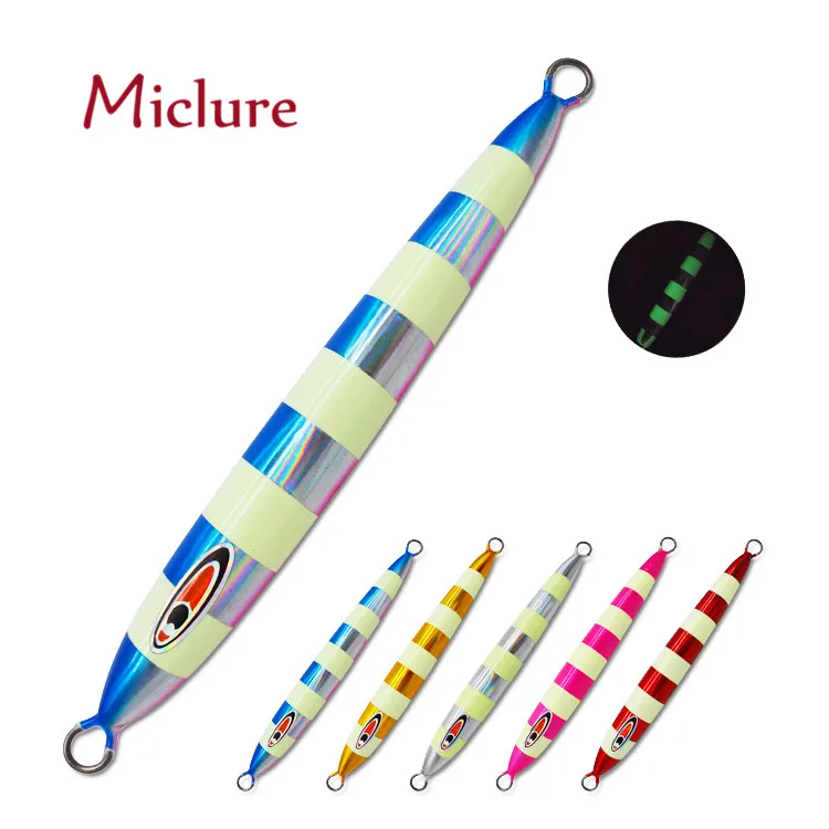

MICLURE-MJ128-90g/130g/180g/210g-metal trolling lure speed jig, Vavious colors
