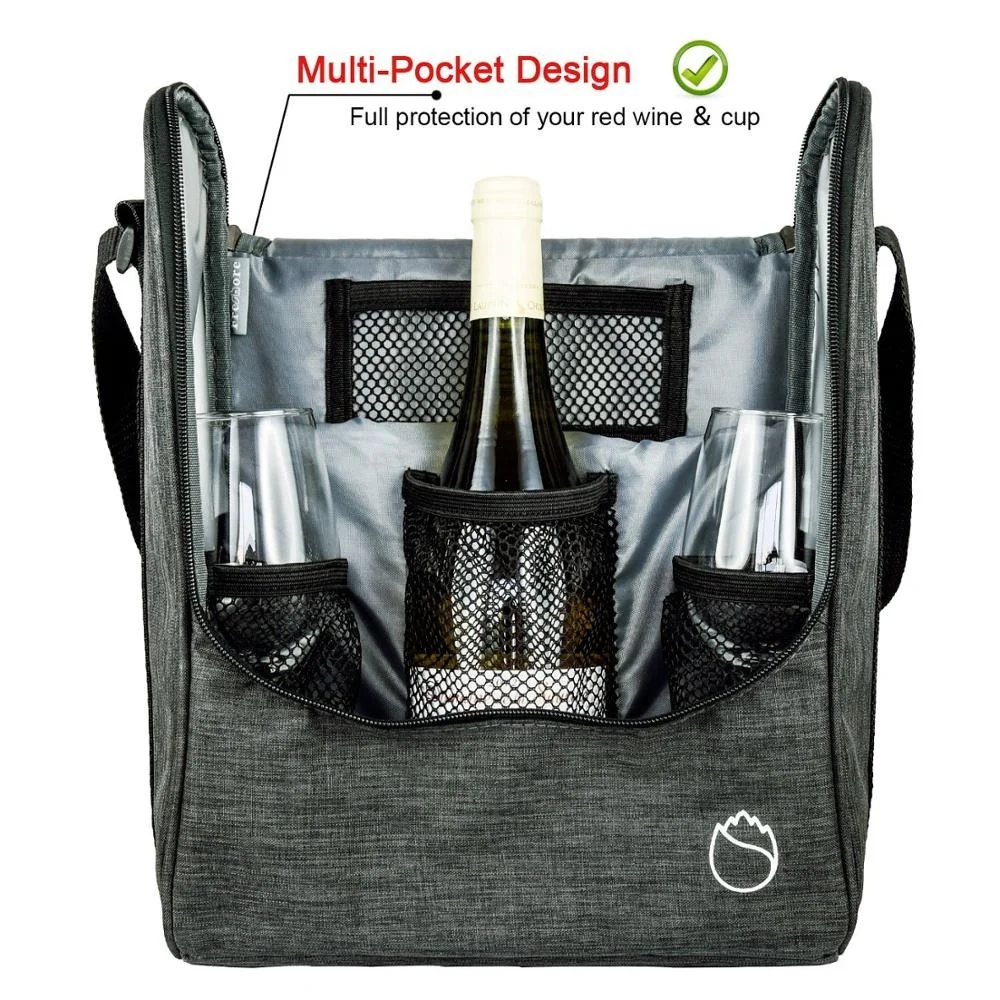 

2019 new arrival Freezable Wine and Champagne Chiller Bag, green, Customized color