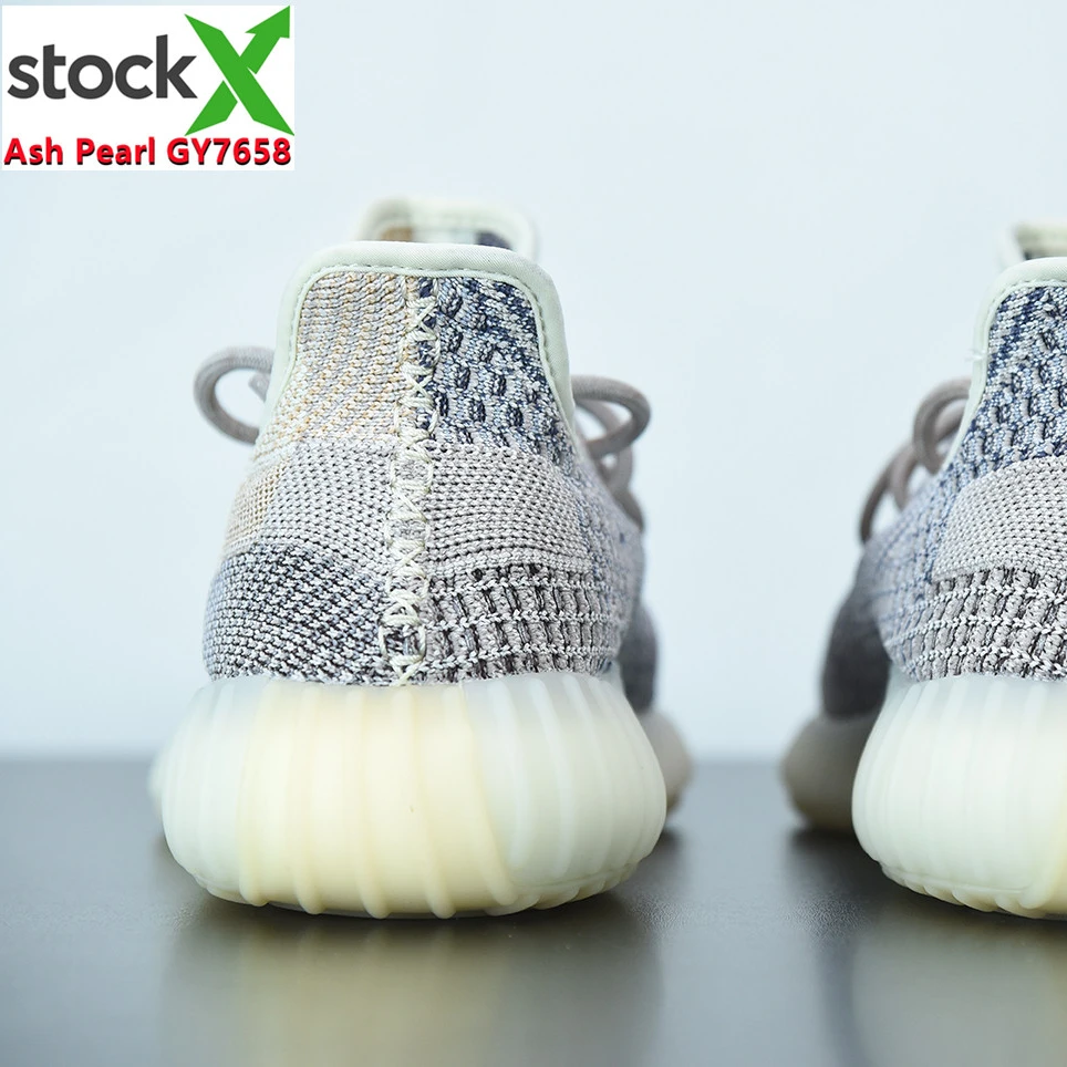 

Originals 1:1 Quality Box & Logo & Receipt Yeezy Boot 350 V2 Ash Pearl G5 Yezzy 350 V1 Fly Knitted Casual Shoes
