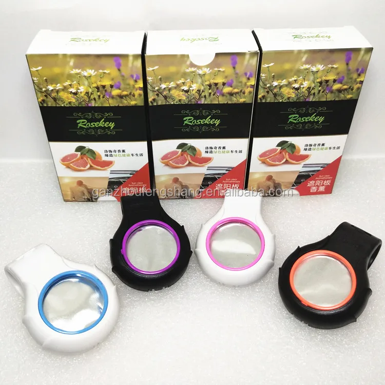Quick Shipping Promotional Car Air Freshener Sun Visor Clip Diffuser