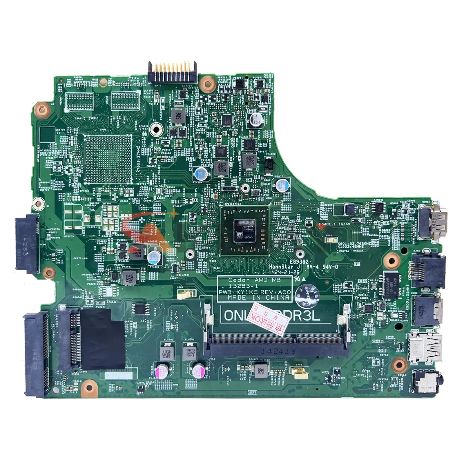 

Laptop motherboard For DELL Inspiron 3541 AM6210 Mainboard CN-03F7WK 13283-1 DDR3 100% tested ok