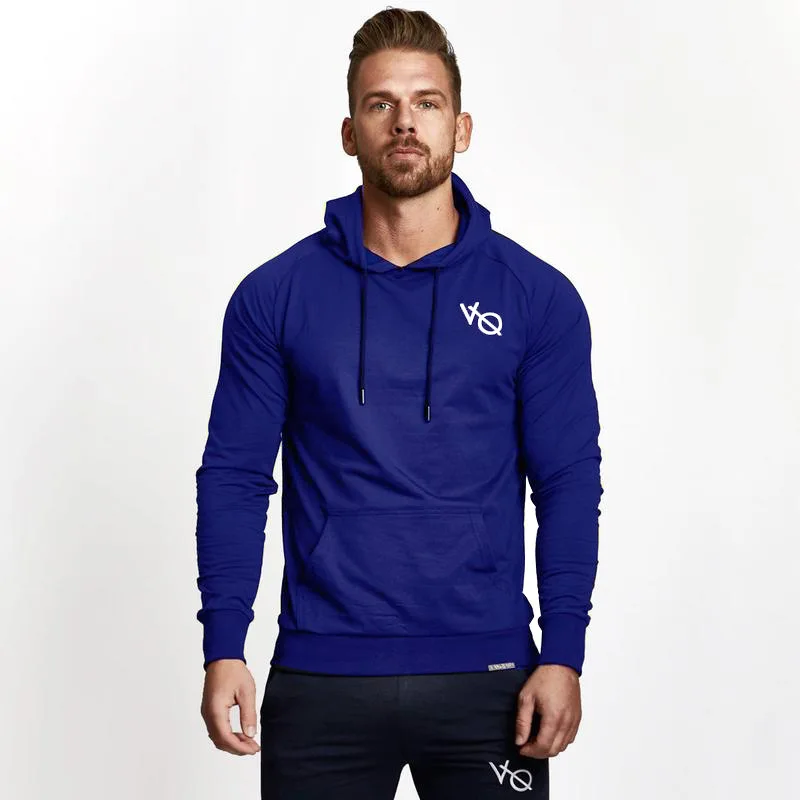 

European American Autumn And Winter Hoodie New Fitness Training Running Long Sleeve Men's Top