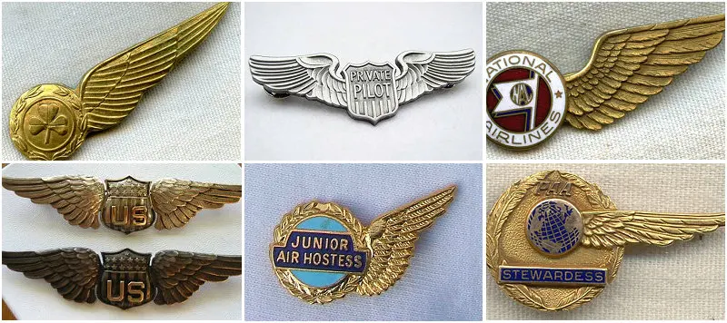 Details about   Mexican AeroMexico Airlines Boeing Pilot Wing Pin Emblem Cap Uniform Mexico Crew 