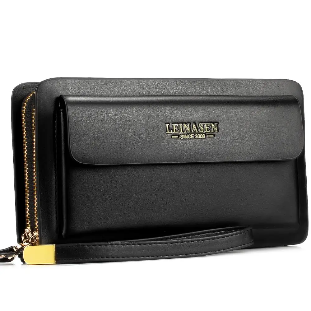 

Wholesale High Quality PU Leather Luxury Purse Casual Small Mini Leather Wallets Vintage Gents Mens Slim Wallet, Black and brown