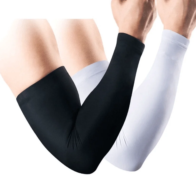 

Cooling Nylon Anti UV Sunscreen Sleeves Athletic Arm Sport Calf Compression Long Sleeve Summer Outdoor Sports