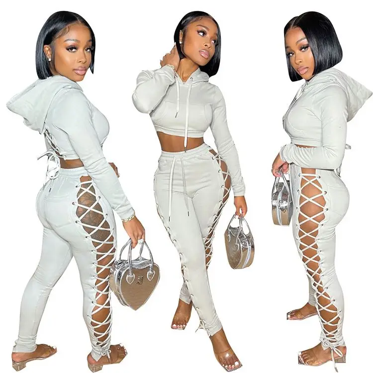 

2021 New Two piece Pants set gold velvet cropped long sleeved flared pants women sports two piece set