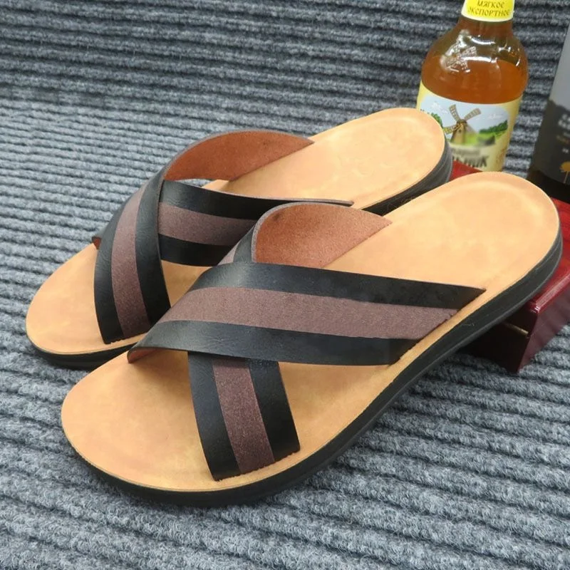 

Buckle Men'S Sandals Ouvert Shoes And Sandals Outdor Yaz Men Shoes Sandals Logolu Sandalias Para Hombres Usine Varones